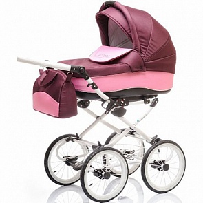 Коляска Tutic Boston 2 в 1, бордово-розовый (Tutic, Tutic Boston_09)